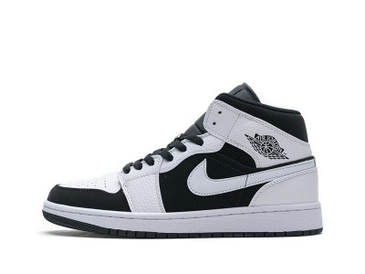 Reps Air Jordan 1 Retro Mid "Tuxedo" for sale