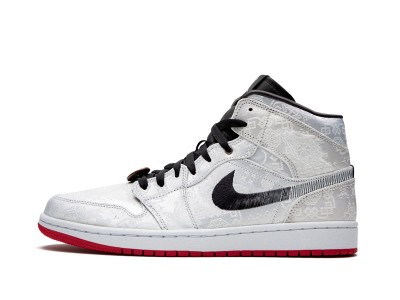 Replica CLOT x Air Jordan 1 Mid "Fearless"